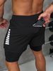 Men's Clothing Athletic Pants Casual Outdoor Breathable Multi Pocket Double Layer Shorts Muscular Design_viptrois.com
