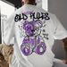 New Summer Men's Teddy Bear Letter Print Breathable Round Neck T-Shirt, Cross-Border Trendy Brand_viptrois.com