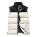 Men's Corduroy Vest Winter Casual Sleeveless Jacket With Color Blocking, Lightweight Warm Layering Piece For Everyday Wear (S-5XL)_viptrois.com