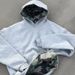 Men's Reversible Camo Hooded Sweatshirt - Thick Fleece Pullover With Patchwork Design, Loose Fit For Casual Winter Wear (Grey, S-XXL)_viptrois.com