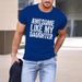 (AWESOME) European And American Cross-border Men's Crew Neck Printed T-shirt Summer Popular Pure Cotton Casual Short-sleeved Men's Top_viptrois.com