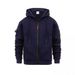 Men's Fashion Zip-Up Hoodie With Arm Pockets – Winter Casual Sports Jacket For Men, Warm Fleece Lining, Loose Fit, Stylish Streetwear_viptrois.com