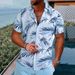 Men's Clothing Summer New Short Sleeved Shirt 3D Digital Printing Holiday Casual Shirt_viptrois.com