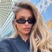 Retro Small Sunglasses for Women Tiny Narrow Fashion Sun Glasses_viptrois.com