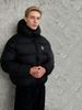 Gothic Hip-Hop Reversible Puffer Jacket, High-Street Embroidered Coat, Minimalist Winter Outerwear_viptrois.com