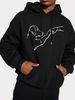 Men's Autumn And Winter Casual Fashionable Loose Hoodie Dog Print Warm Long Sleeved Pullover Sweater_viptrois.com