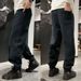 Design Sense Brushed Fleece Three-Dimensional Tailored Sports Sweatpants Versatile Loose Fit Autumn Winter New Men's_viptrois.com