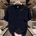 Trendy Brand Pure Cotton Printed Men's Short Sleeved T-shirt 2025 New Summer Trend Casual Round Neck Breathable And_viptrois.com