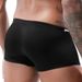 Men's Clothing Boxer Solid Color Tight Sports Drawstring Shorts Simple Swimming Trunks_viptrois.com