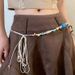 Handwoven Waist Rope - Bohemian Braided Belt With Beaded Tassels For Hanfu & Maxi Skirts_viptrois.com