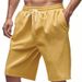 Men's Clothing Summer New Products Men's Casual Loose Corduroy Trend Beach Sports Shorts Beach Pants Men_viptrois.com