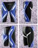 Factory direct sales Yongtao men's knee-length 5-point swimming trunks X style 5-point swimming trunks fabric Lycra 9103_viptrois.com