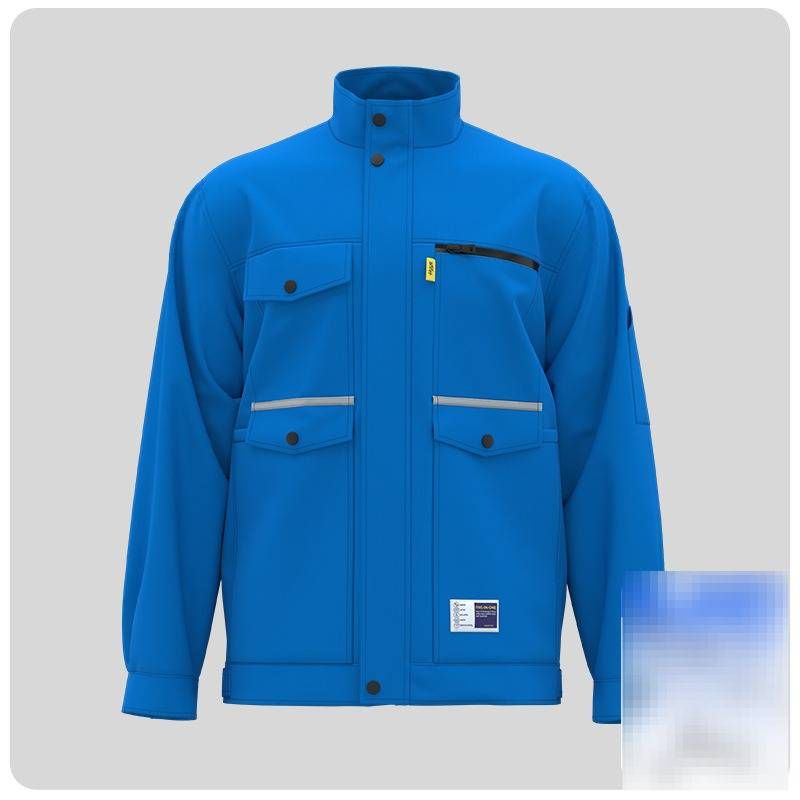 Anti-Static Workwear Set - ESD-Safe Polyester Coverall For Electronics, Oilfield & Chemical Plant Workers (S-5XL, Custom Printing Available)_viptrois.com
