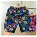 Summer Printed Beach Shorts For Men Quick Drying Capri Pants Casual Trendy Hawaiian Style Couple Style_viptrois.com