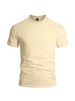 2026 Men's Solid Color Round-neck Quick-Dry Shirt Breathable Elasticated Casual Sports Large-Sized Short-Sleeved T-Shirt_viptrois.com