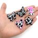 Cow Style Shoe Flower Shoe Buckle PVC Soft Rubber Shoe Accessories Accessories Sandals Decorative Buckle_viptrois.com