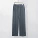 Men's Clothing New Spring And Summer Drape Business Trousers Men's Ice Silk Elastic Waist Small Trousers Casual Straight Trousers_viptrois.com