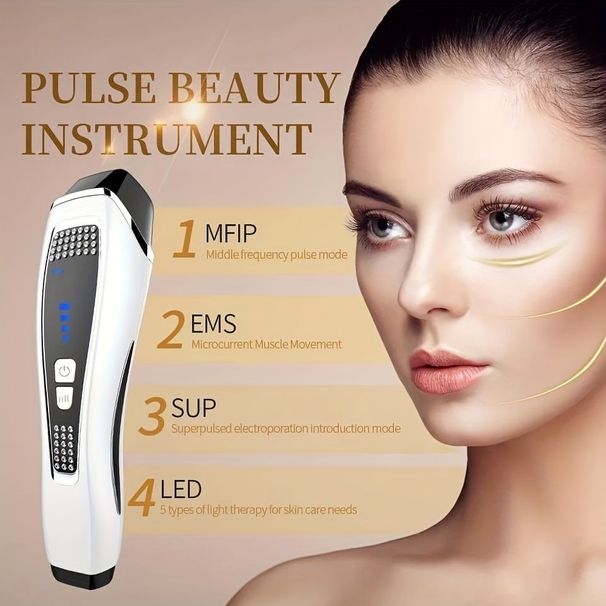 D039 Pulse Induction Facial Massage Beauty Instrument_viptrois.com