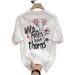 American Style Trendy Versatile Casual Half T-Shirt For Men Summer New Loose Cartoon Cotton High Street Short Sleeve Top_viptrois.com