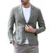 CT Casual Fashion Suit Linen Summer Men's Blazer_viptrois.com