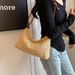 Women's Crossbody Bags Ladies Straw Bag Simple Texture Shoulder Bag Crossbody Bag_viptrois.com