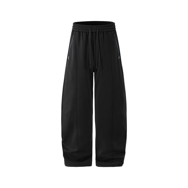 Men's Deconstructed Plush Sweatshirt Set – Eggshell Fleece Hoodie & Scimitar Sweatpants (Dark Purple, Light Gray, Blue-Gray, Black)_viptrois.com