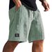 Men's Daily Jacquard Texture Fashion Logo Casual Comfort Shorts_viptrois.com
