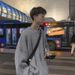 Loom Loom Hong Kong Solid Color Men Autumn Winter Vintage Japanese Style Lazy Knitted Youth Trend Korean Version Loose Sweater_viptrois.com