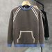 Men's Clothing Design contrast color fashion sweater men's cool knitted sweater autumn and winter new men's inner bottoming shirt_viptrois.com
