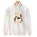 Men's Heavyweight Silver Fox Fleece Sweatshirt – Winter-Ready Crewneck Pullover With Thermal Lining (HT319 Black/White, Sizes M-5XL)_viptrois.com