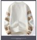 Men's Youth Color Matching Sweater Trendy Student Crew Neck Pullover Knitted Sweater_viptrois.com