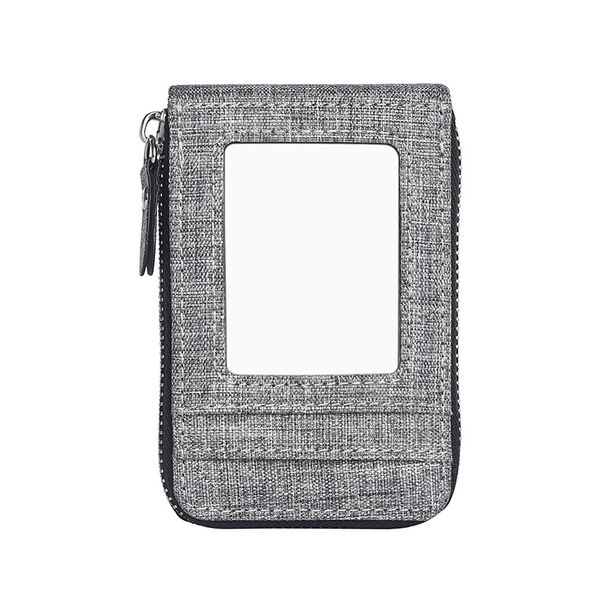 Card Holder Purse Wallets Card Bag For Men Multi-card Compact And Simple Organ Card Sleeve Zipper Purse Certificate Bank Card Clip Vertical_viptrois.com