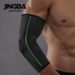 JINGBA Elbow Support Brace For Sports & Fitness - Compression Sleeve For Tennis, Weightlifting, Basketball, Cycling (Orange/Black/Green, M/L/XL)_viptrois.com