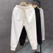 Men's Clothing Men's Casual Pants Harem Pants Sports Pants Trendy Brand Trendy Cuffs Solid Color Simple And Versatile_viptrois.com