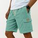 Men's Summer Corduroy Shorts Striped Drawstring 3D Pocket Versatile Side Pocket Bottoms for 2026_viptrois.com