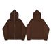 New Full-Zip Hoodie Cardigan Harajuku Gothic Sweatshirt_viptrois.com