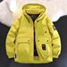Men's Winter Hooded Down Jacket With White Duck Feather Filling, Thickened Warm Workwear Coat For Teens & Adults_viptrois.com