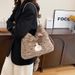 Women's Bags Plush Cute Cat Underarm Bag Women New Winter Backpack Large Capacity Commuter Tote Bag_viptrois.com