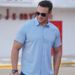 Men's Clothing Plus Size Fat Guy Summer Thin Short Sleeved Shirt Fat Brother Business Casual Loose Slightly Elastic Solid Color Professional Shirt_viptrois.com