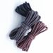 Round Waxed Shoelaces 3mm Round Running Shoes_viptrois.com