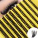 lash extension set 5 pairs of oblique flying false eyelashes natural thick eye tail plus long eyelashes_viptrois.com