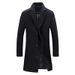 Loom Loom Cross-Border 9 Colors Single-Breasted Men's Woolen Coat Outwear In Stock Direct Shipping European And American Flat_viptrois.com