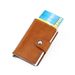 Card Holder Purse Wallets Aluminum Alloy Automatic Pop-up Card Bag Multi-card Female Card Cover Male Leather Anti-degaussing Card Book Card Box_viptrois.com