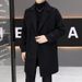 Pulse Fashion Autumn Winter New Wool Coat Wide Version British Style Trendy Mid-Length Woolen Jacket For Men_viptrois.com