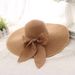 Women's Summer With Wide Brim, Foldable Beach Hat, Protection, Beachside Vacation Sun Hat_viptrois.com