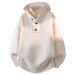 High Quality Hooded Knitted Sweater Men's Trend Fashion Korean Version Casual Light Luxury High-end Sweater_viptrois.com