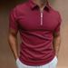 68/5000 Summer Men's Polo Shirt, Short-sleeved Lapel T-shirt, Casual And Well-fitting Top, European And American Men's Wear_viptrois.com