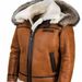 Men's clothing Youth solid color no belt zipper dig bag brown body shape_viptrois.com