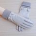Men's Gloves autumn and winter non falling velvet warm touch screen gloves women's cotton outdoor cycling leather v plus velvet fashionable Gloves _viptrois.com