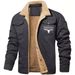 2025 New Autumn And Winter With Plush Cotton Fabric Workwear Casual Men's Jacket_viptrois.com